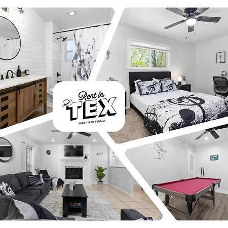 Texas Retreat Music Vibes & Game Room!